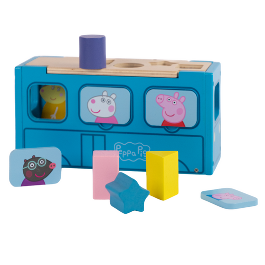 Peppa Pig Houten Speelgoedbus