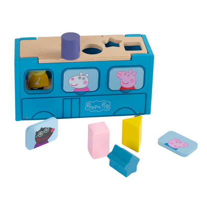 Peppa Pig Houten Speelgoedbus